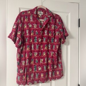 Reyn Spooner Red Hawaiian Shirt